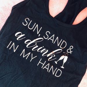 Rose Gold Summer Chic Tank Top